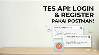 Ngetes API register dan login yang dengan menggunakan Postman