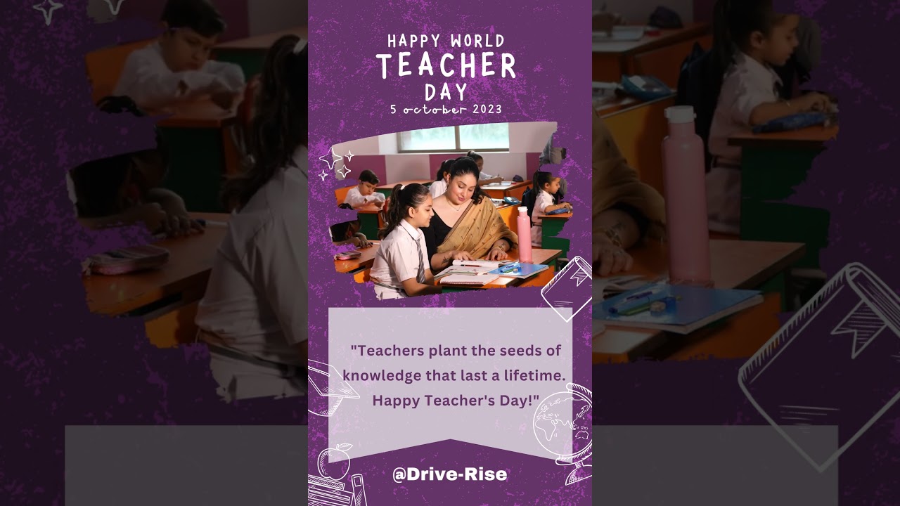 Happy World Teacher Day 2023 Quote Motivation  