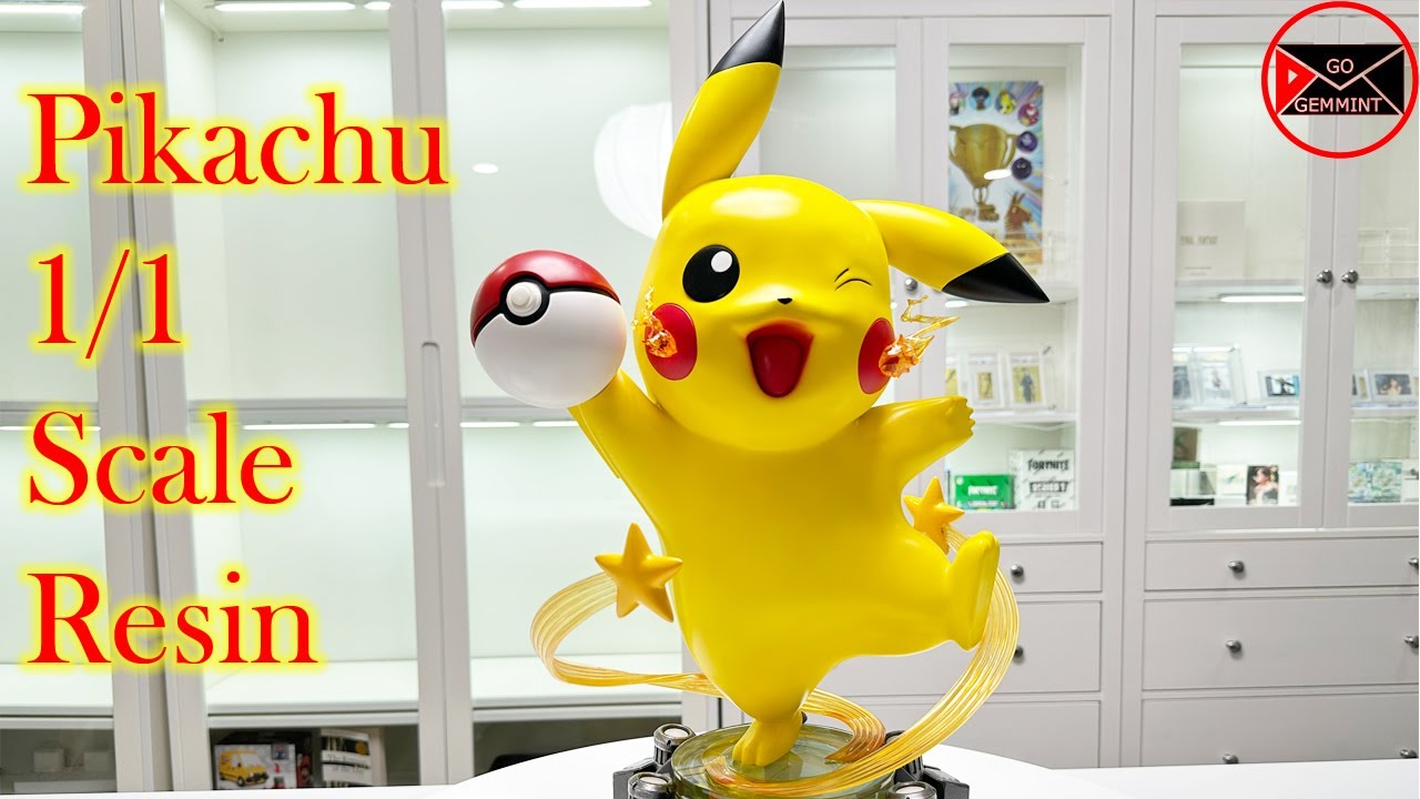 Pikachu Pokemon License Scale 1/1 Life Size by Unique Art Studio