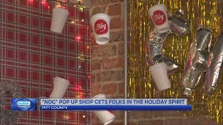 Eggnog pop-up shop opens in Greenville for holiday season