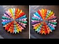 DIY 3D Paper Snowflakes ❄️ for Christmas Decoration Craft Idea |