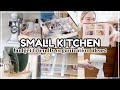 SMALL KITCHEN ORGANIZATION IDEAS 2023 / RENTER FRIENDLY SMALL SPACE ORGANIZATION HACKS &amp; IDEAS