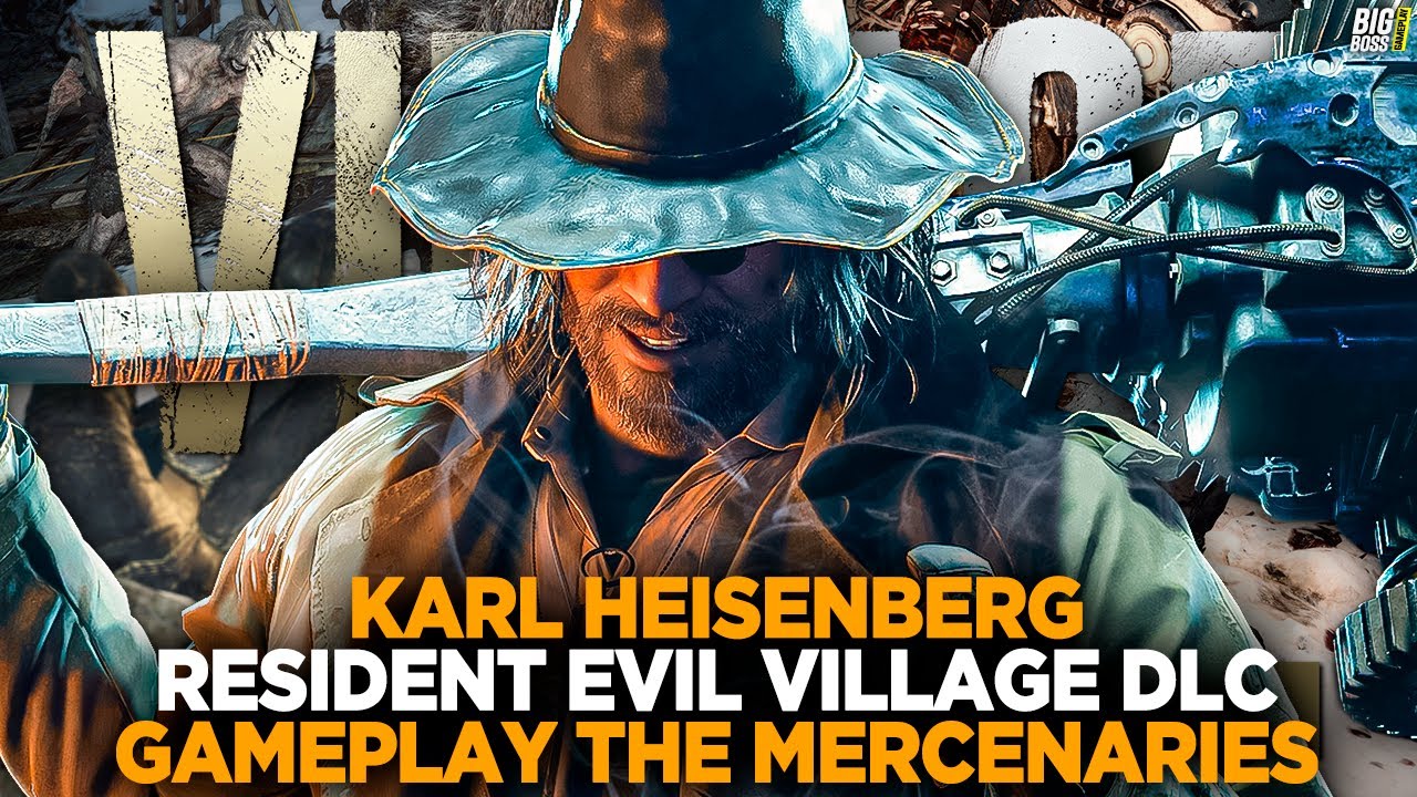 Jogando com KARL HEISENBERG no THE MERCENARIES RESIDENT EVIL VILLAGE