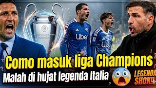  Shocking Como 1907 Qualifies For The Chdanions League But Materazzi Gives Snarky Comments