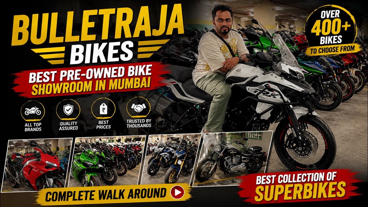 BULLETRAJA Bikes | Best Pre-Owned Bike Showroom in Mumbai - YouTube