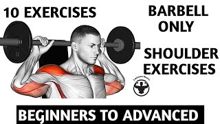 The Best Shoulder Exercises (Barbell-Dumbbell Only)#shoulderworkout #shoulderexercises #bodybuilding