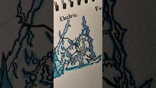 How to draw stickman with (ice, electric & fire) #drawing #stickman #tutorial #fpy #howtodraw #art