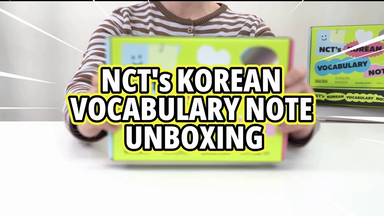 NCT's KOREAN VOCABULARY NOTE (Global Edition) – K-ZONE STUDIO