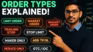 Delta Exchange Order Types Explained: Limit, Market, Stop Limit, GTC/IOC, Bracket - Crypto Course