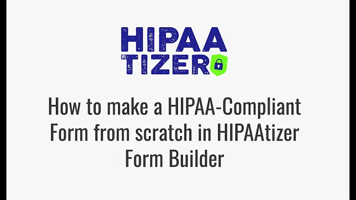 How to make a HIPAA-Compliant Form For Doctors, Clinics, & Developers (Website Integrated Forms)