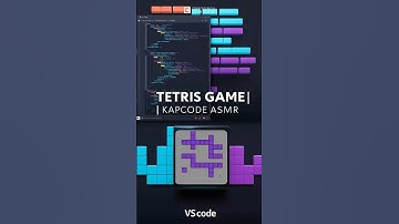 Tetris Game | Html-Css-JavaScript | KapCode ASMR | No Talking Part-13
