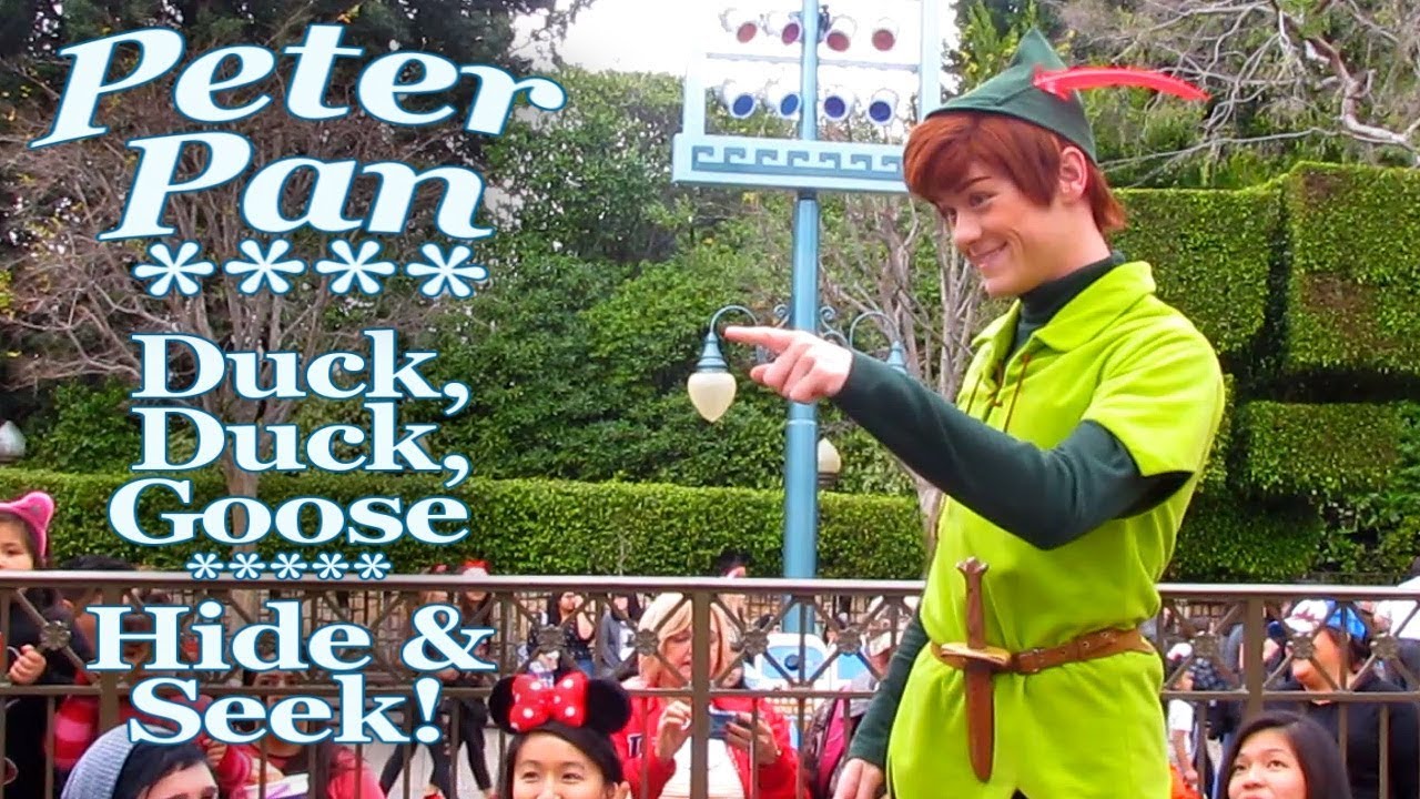 Peter Pan Plays Games With Lost Boys and Girls