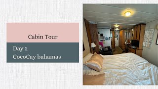 Day 2: Cabin Tour; CocoCay Bahamas