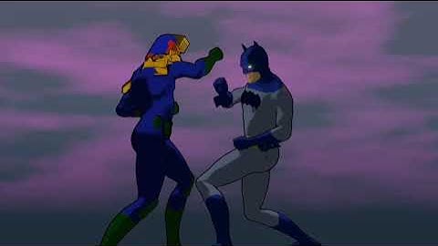 Batman vs Judge Dredd test anime shader version.