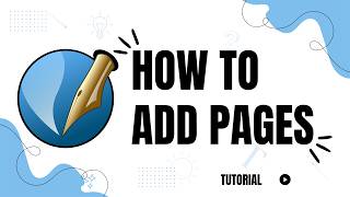 How to add pages in Scribus