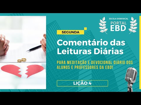 Leitura Diária - Segunda - Gn 1.27,28; 2.22-25 - A natureza do casamento é monogâmica e vitalícia