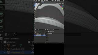Stop modelling like a beginner - Blender curve modifier modelling🔥 #shorts #blender #blendertutorial