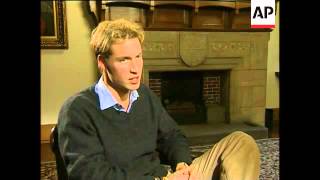 Royal prince in rare interview