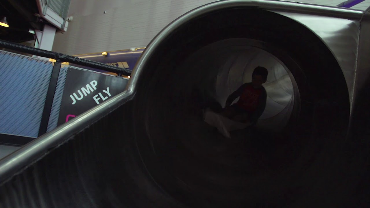 The Big slide at Climbzone in SOAR, Braehead, Glasgow