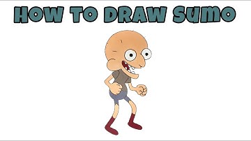 How to Draw Sumo Sumouski, Real Name Ryan – Deuteragonist in Clarence