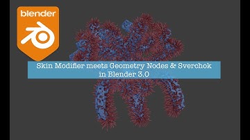 BSLIVE Blender Skin Modifier Meets Geometry Nodes and Sverchok