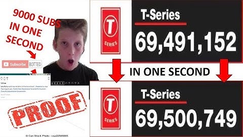 TSERIES CONFIRMED SUB BOT AGAINST PEWDIEPIE **WITH PROOF**