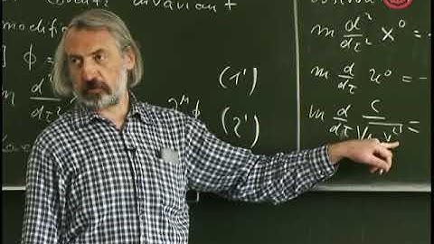 General theory of relativity - Volker Perlick - Lecture 09