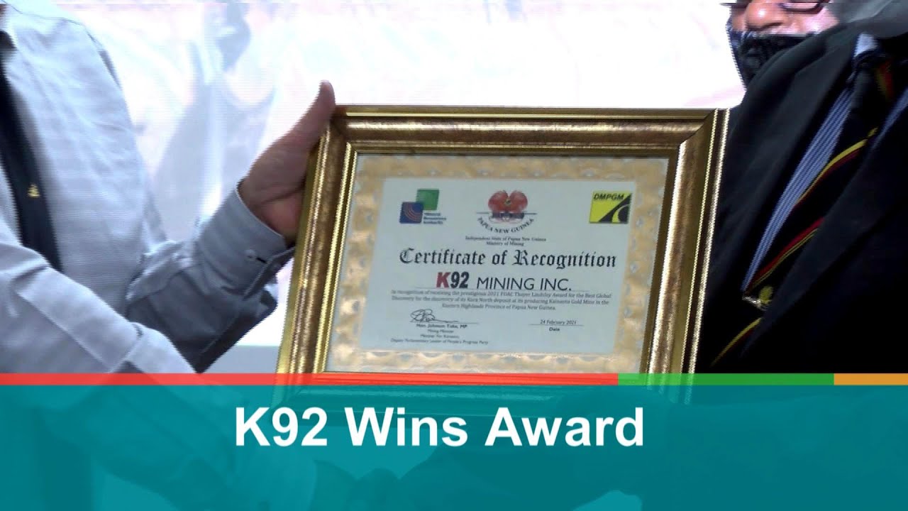 K92 Wins Award - YouTube
