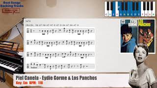 🎹 Piel Canela - Eydie Gorme & Los Panchos Piano Backing Track with chords and lyrics