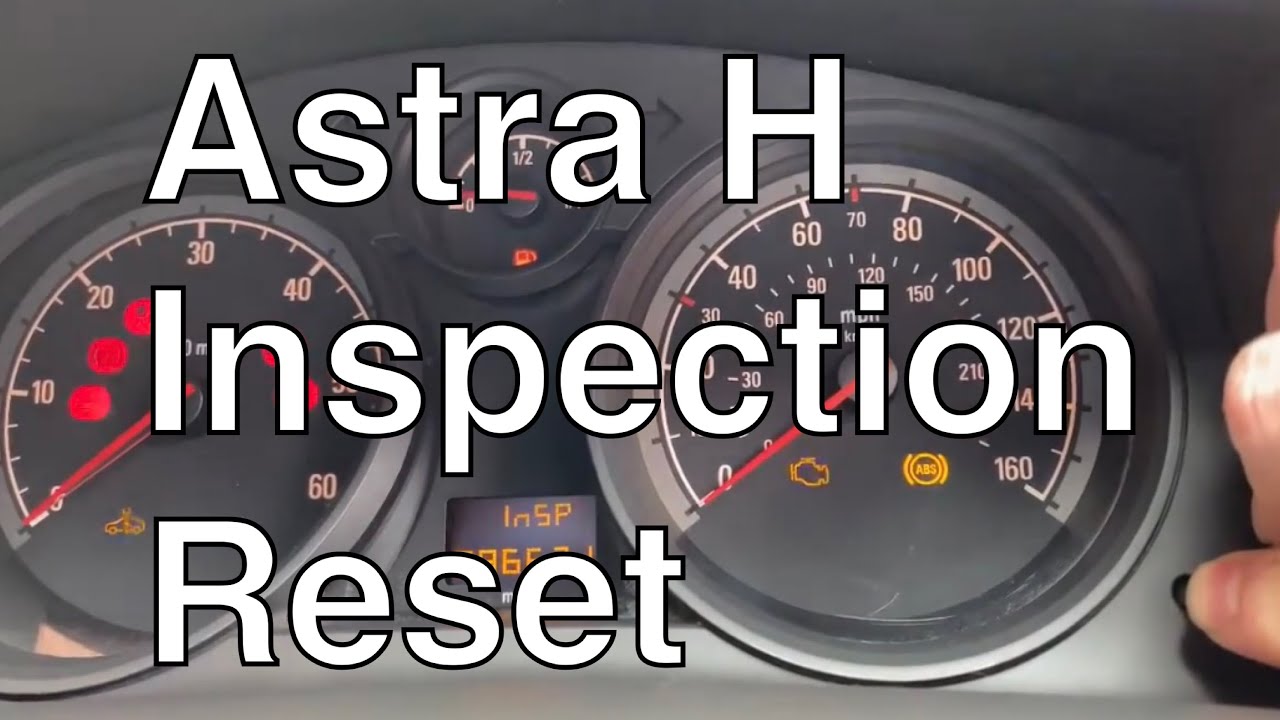 Opel Astra Display Reset