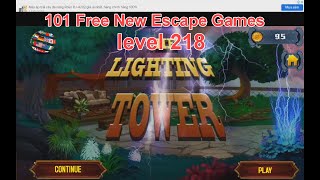 101 Free New Escape Games level 218 - The Lighting Tower - Complete Game screenshot 4