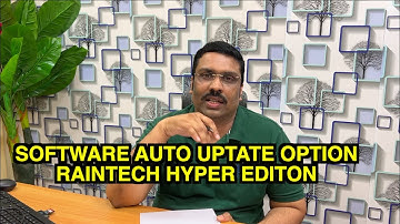 Auto update option in Raintech POS billing software Billing Software