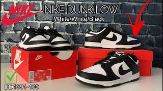 Nike Dunk Low White/White/Black 2023 RESTOCK?! PANDA