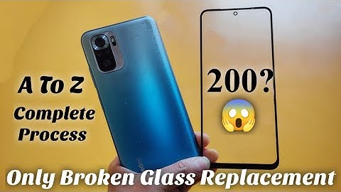 Redmi Note 10 Screen Glass Replacement || Mobile Glass Repair || Mobile Repairing