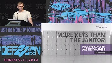 DEF CON 27 (2019) - Finding Secrets In Publicly Exposed EBS Volumes - Ben Morris