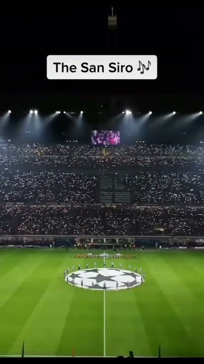 Viva La Vida plays at the San Siro #championsleague #sportbible #vivalavida