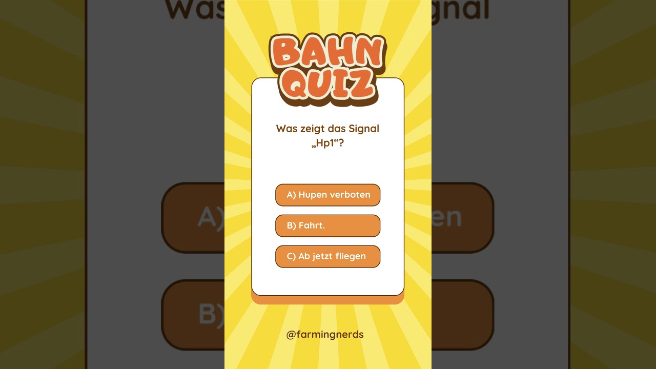🧠 Eisenbahn-Quiz: Nur echte Bahnexperten schaffen alle Fragen! | FarmingNerds BahnQuiz 