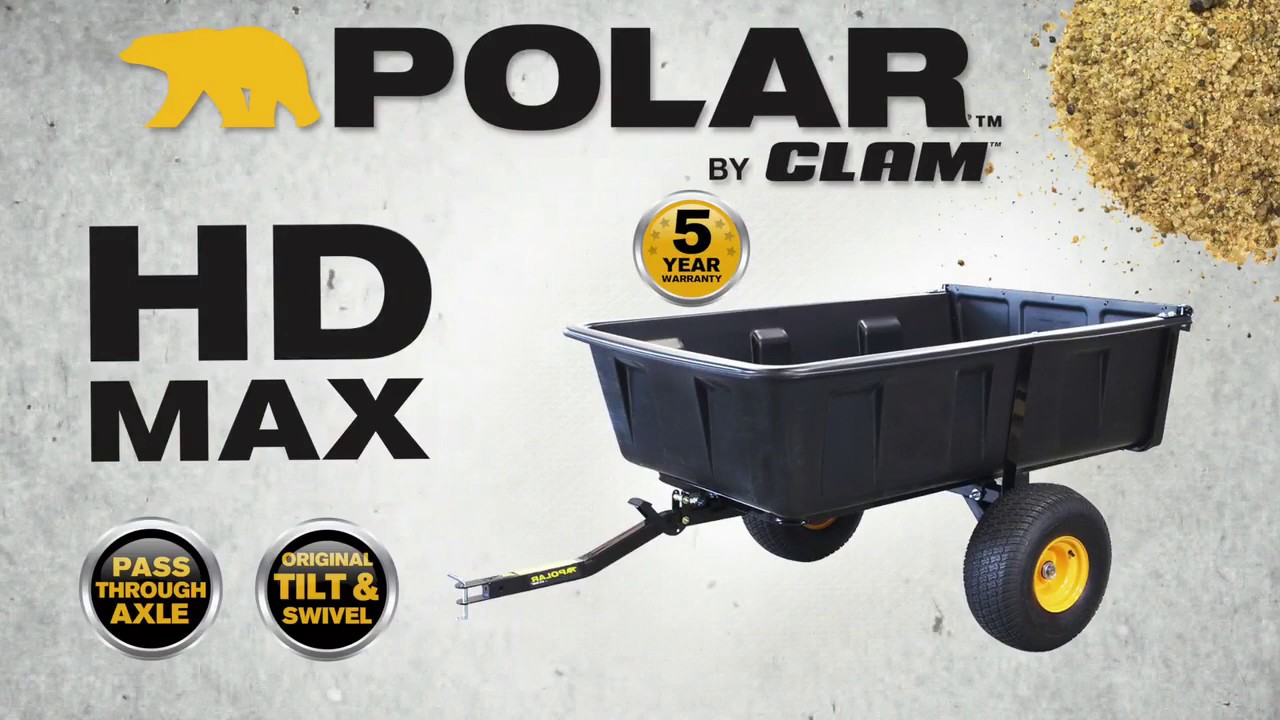 Polar Sport HD Max Single Axle Trailer  1800-Lb. Capacity Model# 10535