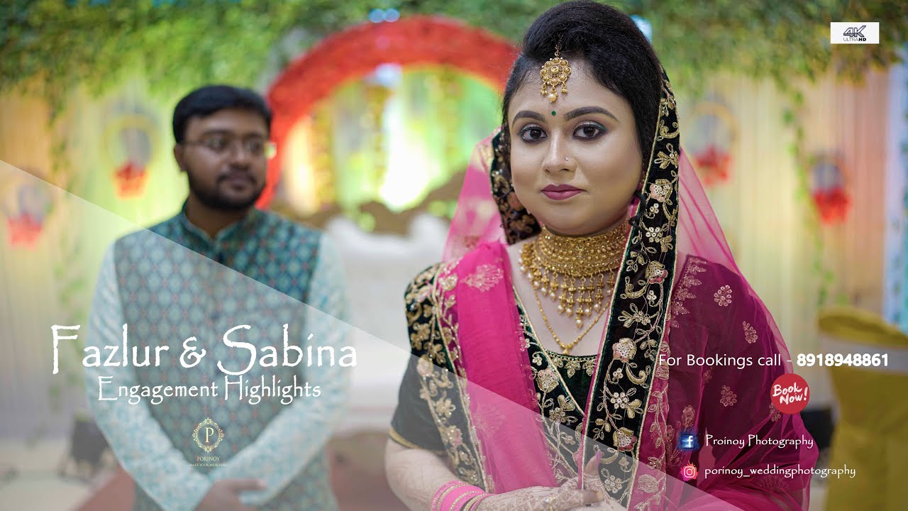 Engagement/Ring ceremony cinematic video II Fazlur & Sabina II Porinoy Photography 2022