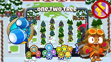One Two Tree [Double HP Moabs] Guide | No Monkey Knowledge | BTD 6 (2023 Updated) 4K