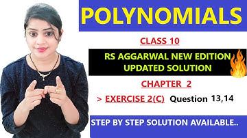 RS Aggarwal class 10 ex 2 c q 13,14 page no 65 | RS Aggarwal new edition 2021 Solution #cbse