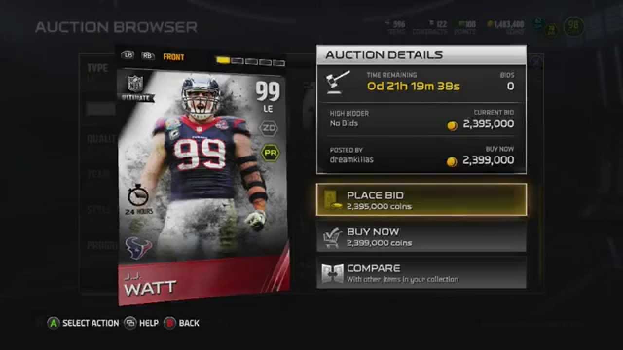 MUT 15- BOSS RICE AND WATT! WTF! 105 STATS! MADDEN 15 XBOX ONE
