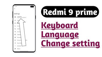 Redmi 9 prime Keyboard Language Change setting