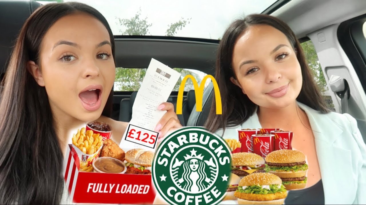 LETTING THE PERSON IN FRONT OF ME DECIDE WHAT I EAT FOR  24 HOURS - AYSE AND ZELIHA