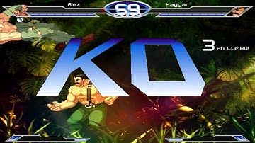Capcom vs The World Match #5 - Alex vs Haggar
