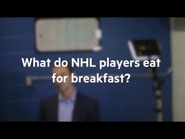 what do nhl players eat