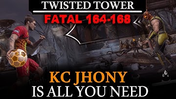 Fatal Twisted Tower 164 165 166 167 168 all using GOLD TEAM | MK Mobile
