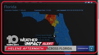 More than 100,000 residents across Big Bend still without power after Helene