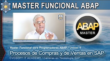 ABAP Master Funcional - Unidad 4: Procesos de Compras y de Ventas en SAP | CVOSOFT.com