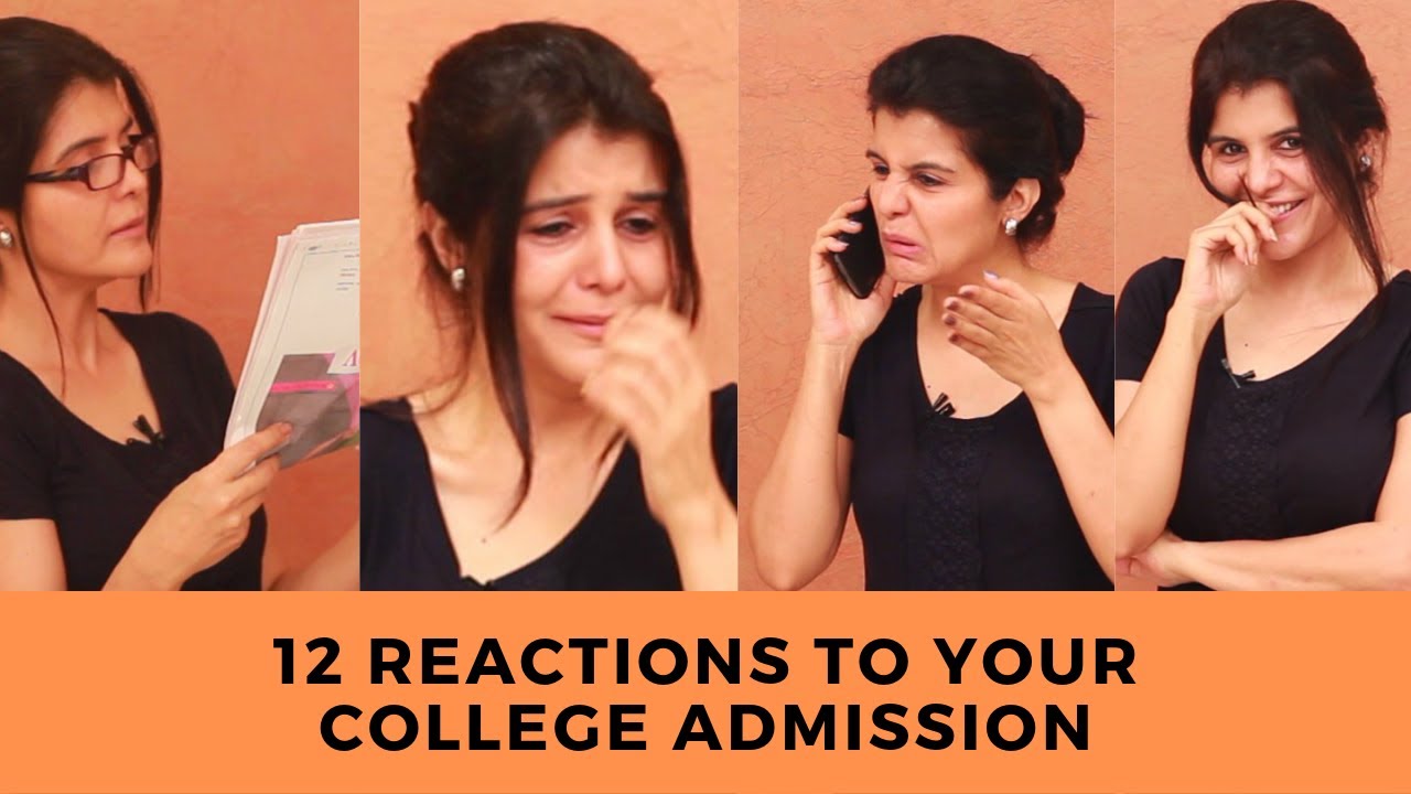 12 Different Reactions to your Admission Letter I Funny Video #ChetChat